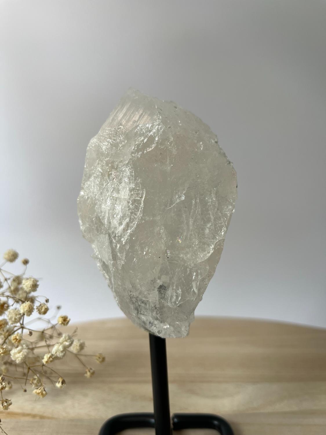 Bergkristal Ruw op Standaard