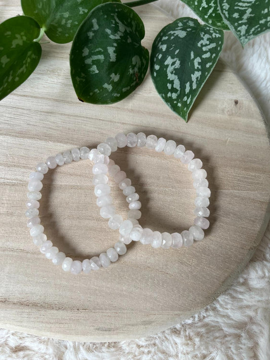 Bergkristal Facet Armband AA Kwaliteit – 6 mm