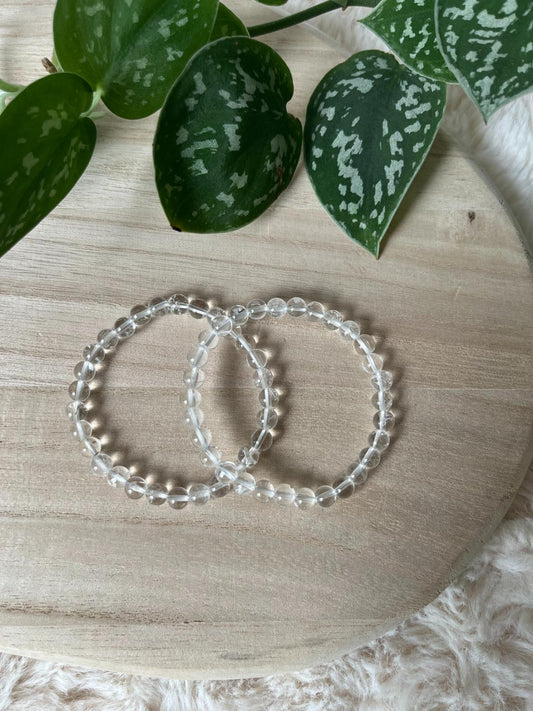 Bergkristal Armband – 6 mm