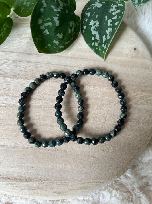Kambaba Jaspis Facet Armband – 6 mm