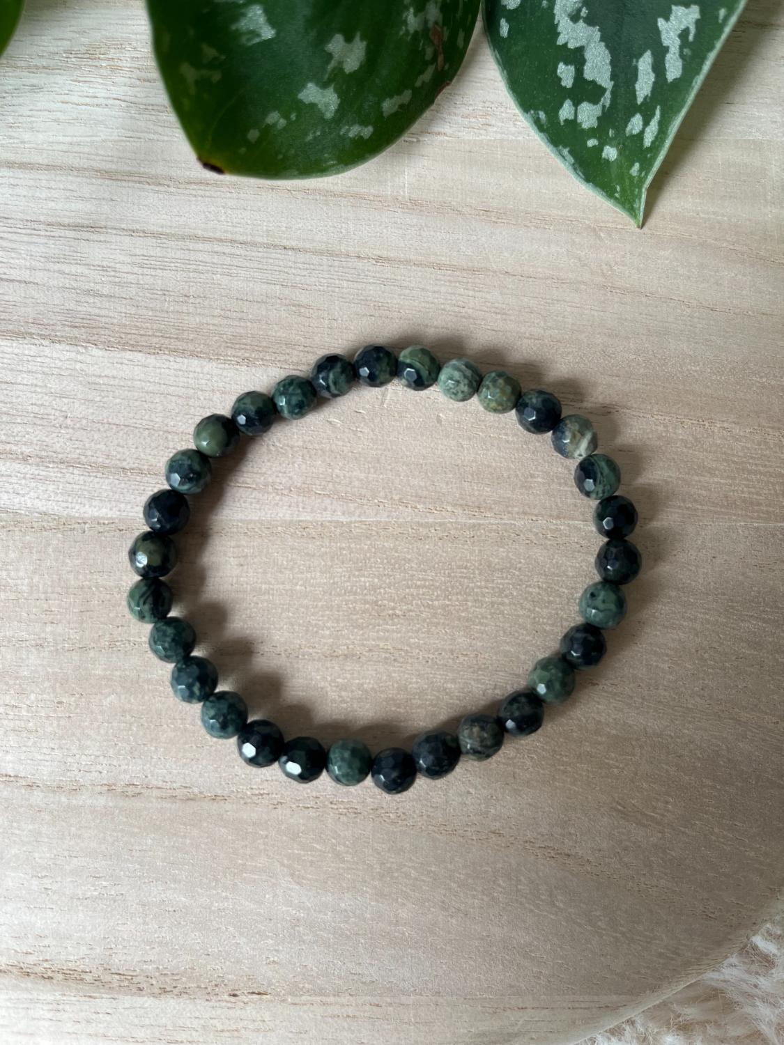 Kambaba Jaspis Facet Armband – 6 mm