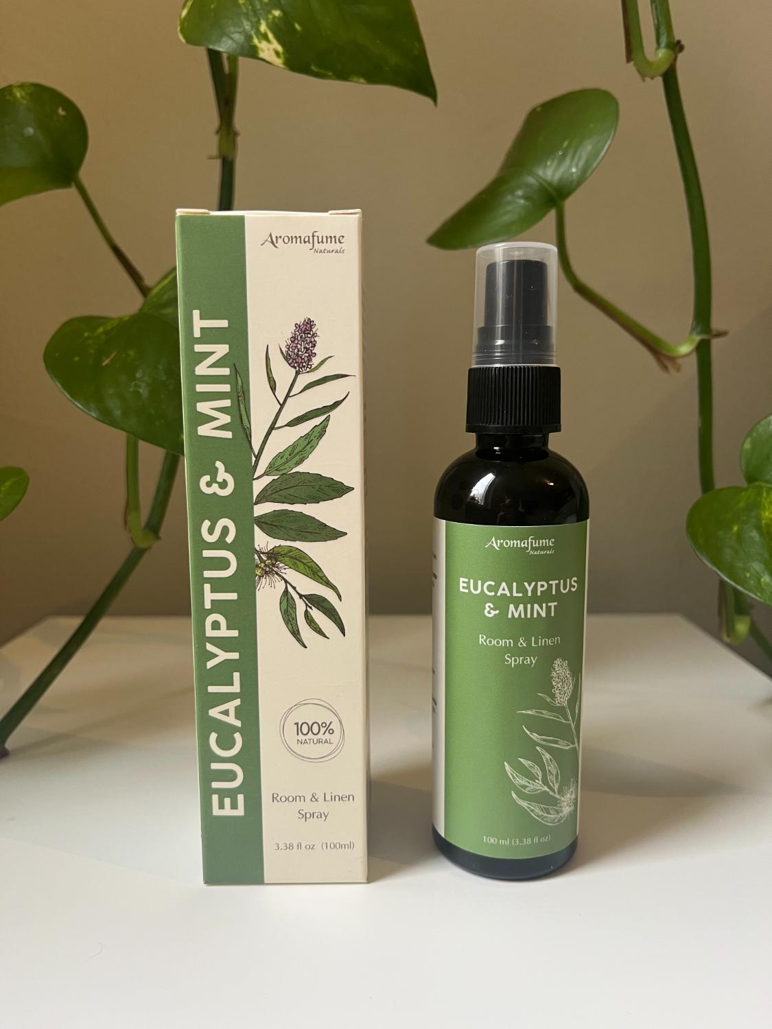 Aromafume Kamer & Textielspray - Eucalyptus & Munt