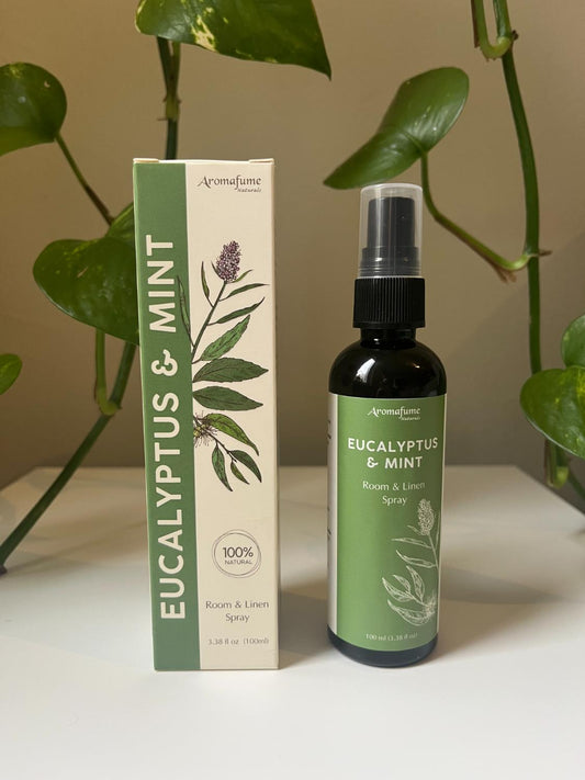 Aromafume Kamer & Textielspray - Eucalyptus & Munt