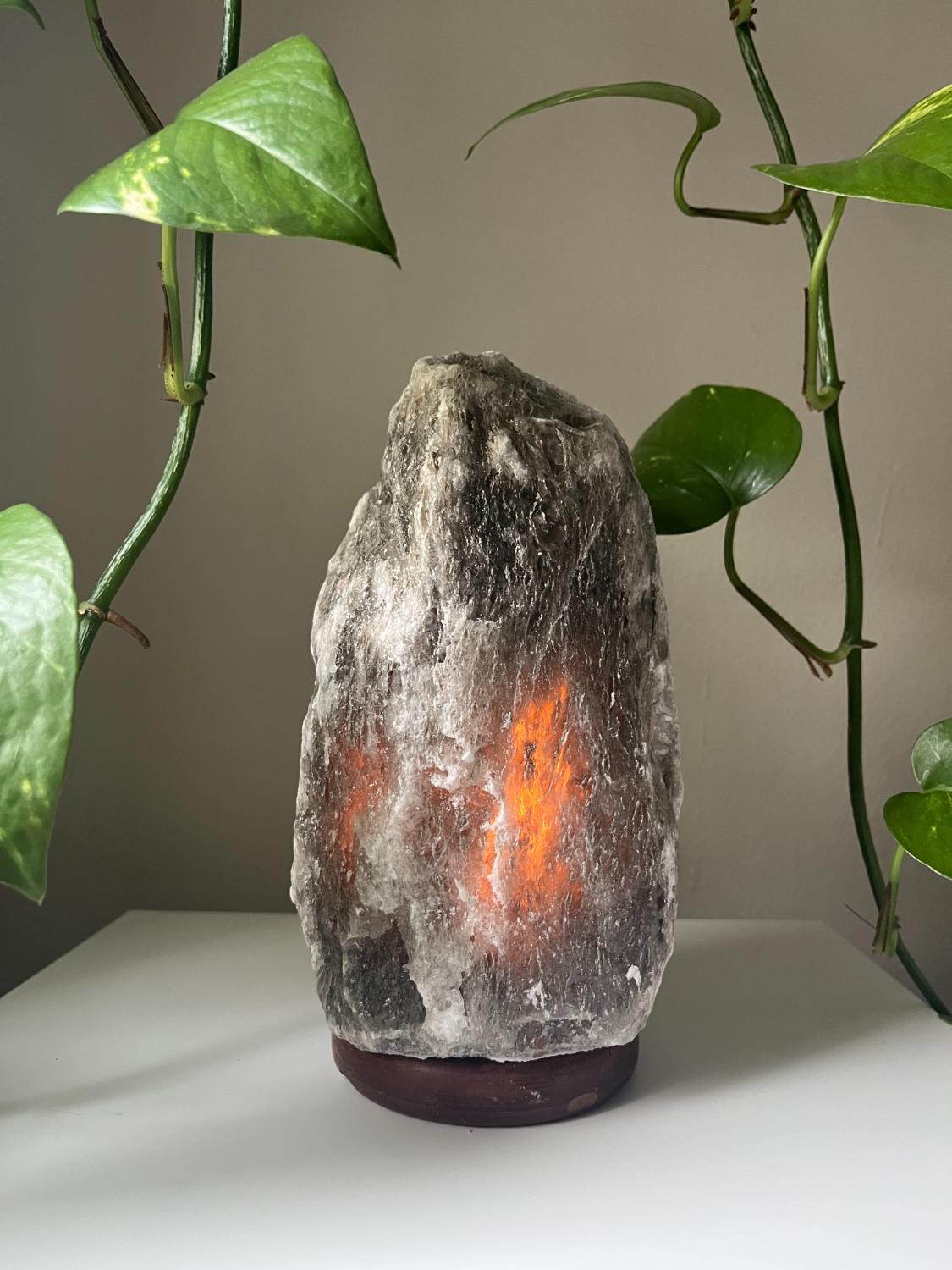 Himalaya Zoutlamp Grijs