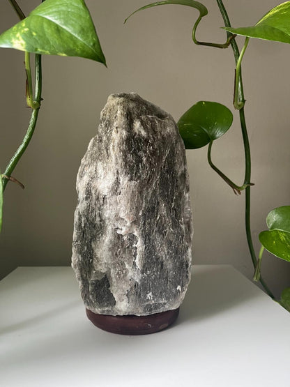 Himalaya Zoutlamp Grijs